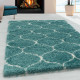 Tapis shaggy baroque rectangulaire Lokalt