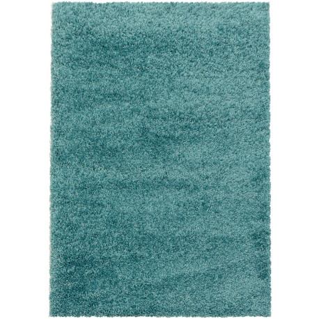 Tapis shaggy design uni rectangulaire Gadol