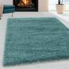 Tapis shaggy design uni rectangulaire Gadol