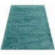 Tapis shaggy design uni rectangulaire Gadol