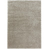 Tapis shaggy design uni rectangulaire Gadol