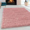 Tapis shaggy design uni rectangulaire Gadol