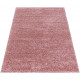 Tapis shaggy design uni rectangulaire Gadol