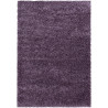 Tapis shaggy design uni rectangulaire Gadol