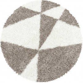 Tapis shaggy design rond Like
