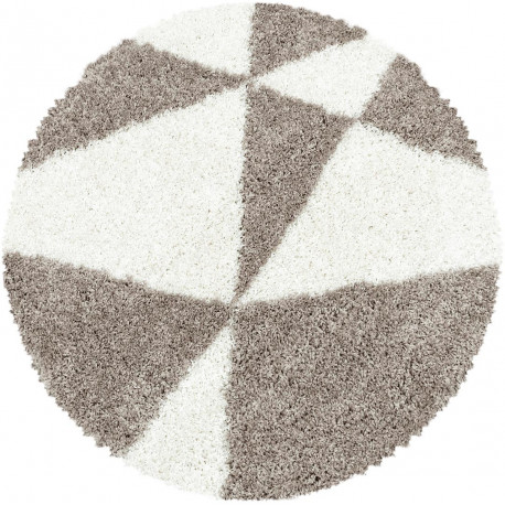Tapis shaggy design rond Like