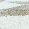 Tapis shaggy design rond Like