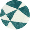 Tapis shaggy design rond Like