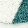 Tapis shaggy design rond Like