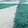 Tapis shaggy design rond Like