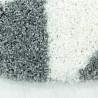 Tapis shaggy design rond Like