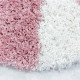 Tapis shaggy design rond Like