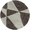 Tapis shaggy design rond Like