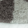 Tapis shaggy design rond Like