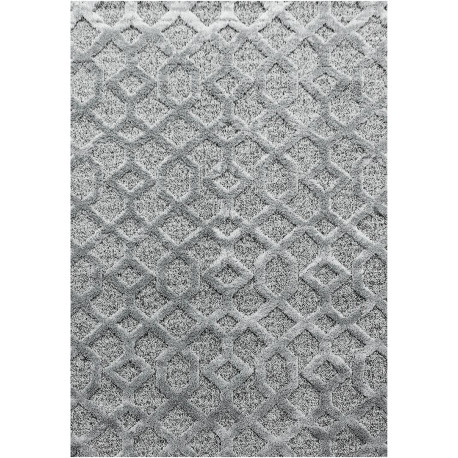 Tapis scandinave à courtes mèches rectangulaire Kiitos