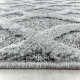 Tapis scandinave à courtes mèches rond Kiitos