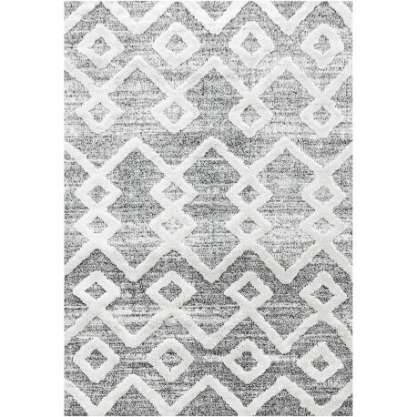 Tapis scandinave rectangulaire à courtes mèches Tori