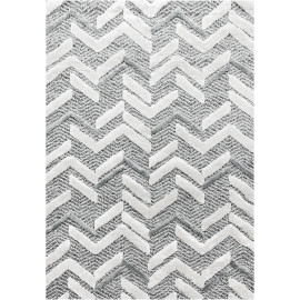 Tapis rectangulaire moderne à courtes mèches Kolme