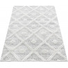 Tapis rectangulaire à courtes mèches scandinave Viti