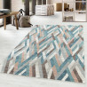 Tapis scandinave rectangulaire à courtes mèches Filin