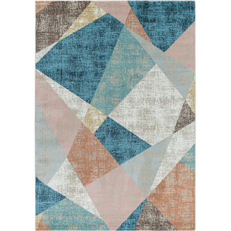 Tapis multicolore design pour salon Poupi