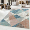 Tapis multicolore design pour salon Poupi