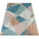 Tapis multicolore design pour salon Poupi
