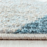 Tapis multicolore design pour salon Poupi