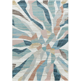 Tapis design multicolore rectangulaire Modern