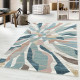 Tapis design multicolore rectangulaire Modern
