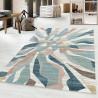 Tapis design multicolore rectangulaire Modern