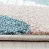 Tapis design multicolore rectangulaire Modern