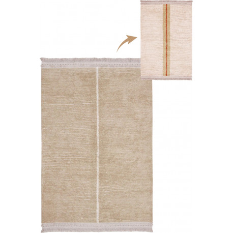 Tapis naturel réversible lavable en machine Duetto