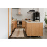 Tapis naturel réversible lavable en machine Duetto