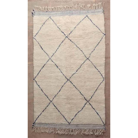 Tapis beni ouarain 320x190 en laine Medhya