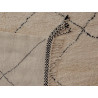 Tapis beni ouarain en laine épaisse blanc 350x235 Temsia