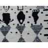 Tapis beni ouarain blanc en laine 300x195 Tizi