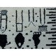Tapis beni ouarain blanc en laine 300x195 Tizi