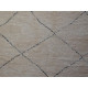 Tapis beni ouarain blanc en laine 390x275 Toula