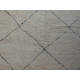 Tapis beni ouarain blanc en laine 390x275 Toula