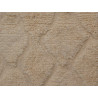 Tapis beni ouarain blanc en laine 120x80 Casa