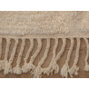 Tapis beni ouarain blanc en laine 120x80 Casa