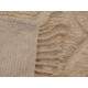 Tapis beni ouarain blanc en laine 120x80 Casa