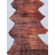 Tapis berbère multicolore kilim en coton et tissus recyclés Gabrielle