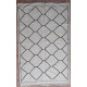 Tapis marocain berbère tissé main blanc 240x150 Sienna