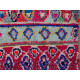 Tapis boucharouite multicolore vintage 225x150 noué main Zalan