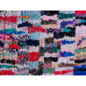 Tapis boucharouite noué main vintage 210x100 Haven