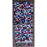 Tapis boucharouite vintage 190x90 noué main Saphira