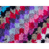 Tapis boucharouite vintage 170x100 noué main Sara