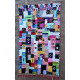 Tapis berbère boucharouite 315x190 multicolore noué main Rosalia